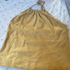 Dana Buchman suede halter top